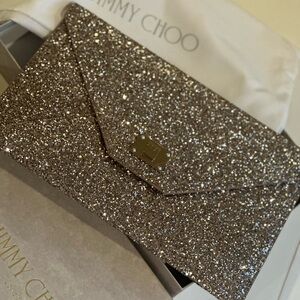 Jimmy Choo Glitter Clutch